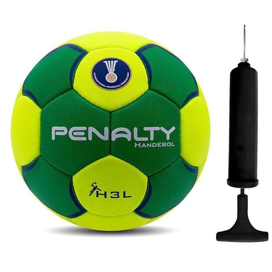 Imagem de Kit Bola Handebol Penalty Suécia H3L Pro X + Bomba de Ar