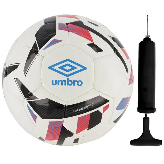 Kit Bola Society Umbro Neo Turf + Bomba de Ar Menor preço em Kit Bola Society Umbro Neo Turf + Bomba de Ar