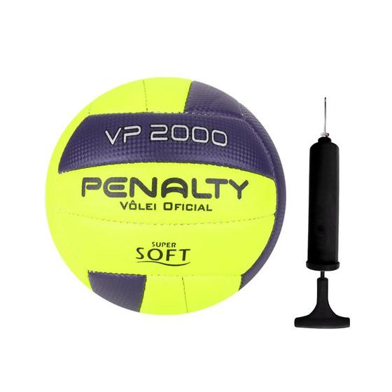 Imagem de Kit Bola Vôlei Penalty VP 2000 X + Bomba de Ar