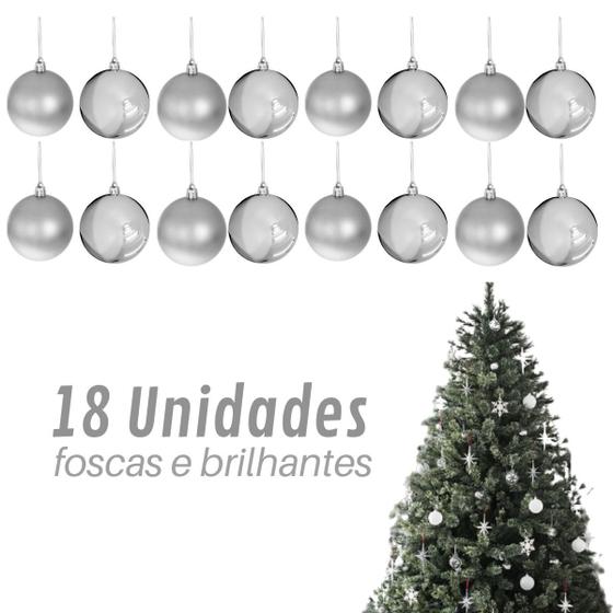 Imagem de  Kit Bolas Para Arvore De Natal - 18Und