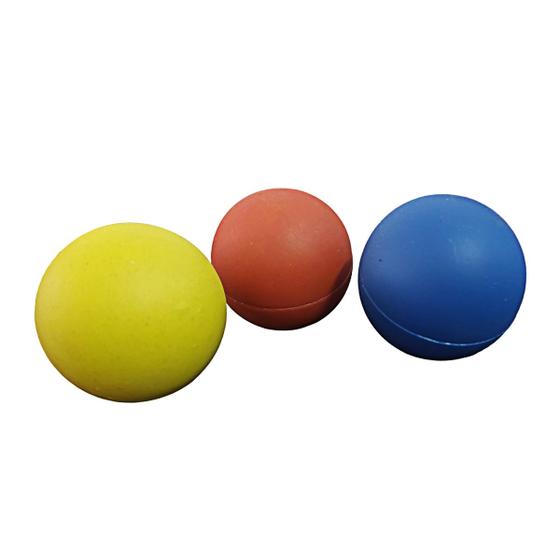 Imagem de Kit Bolinha de Fisioterapia Lisa Bola Anti stress Terapeutica Pequena - Colorida - 3 Unidades - Sutt