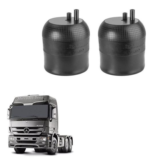 Imagem de Kit Bolsa Ar Eixo Tração Mb Axor Actros Até 2010 Sem Base