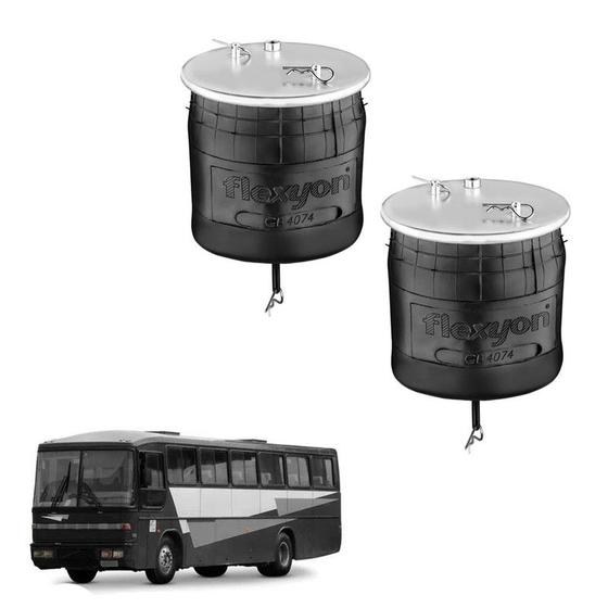 Imagem de Kit Bolsa Ar Suspensao Scania K420 K270 Traseira Completa