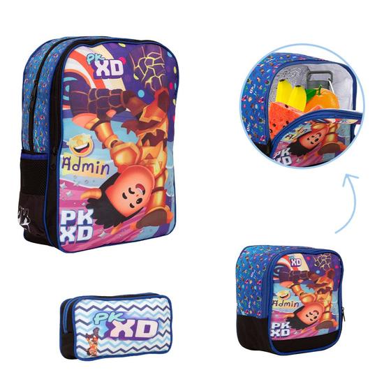 Imagem de Kit Bolsa Escolar Masculina PK XD Costa Passeio Creche Aulas