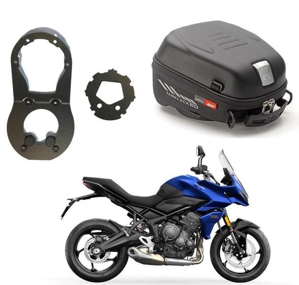 Imagem de Kit Bolsa Tanque + Bocal Bf69 Givi St605B 4L Tiger Sport 660