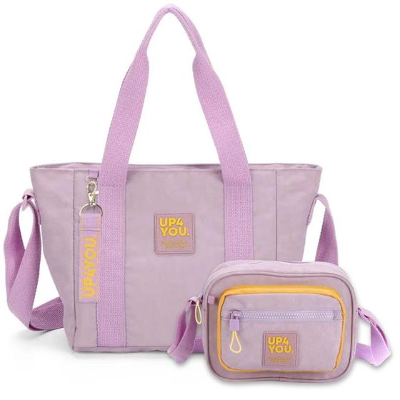 Imagem de Kit Bolsa Transversal Tiracolo Crinkle De Ombro Promo Up4you