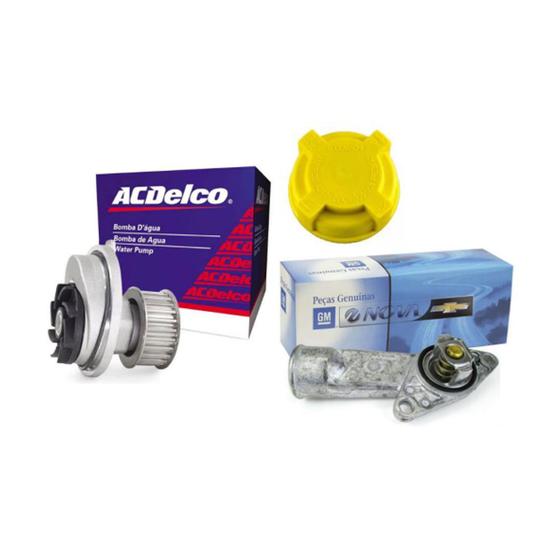 Kit Bomba Agua 1.0 1.4 + Termostato Tampa Kit2242 Menor preço em Kit Bomba Agua 1.0 1.4 + Termostato Tampa Kit2242