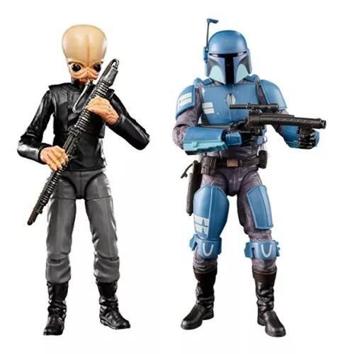 Imagem de Kit boneco figura death watch e figrin dan star wars black series 15cm legends hasbro