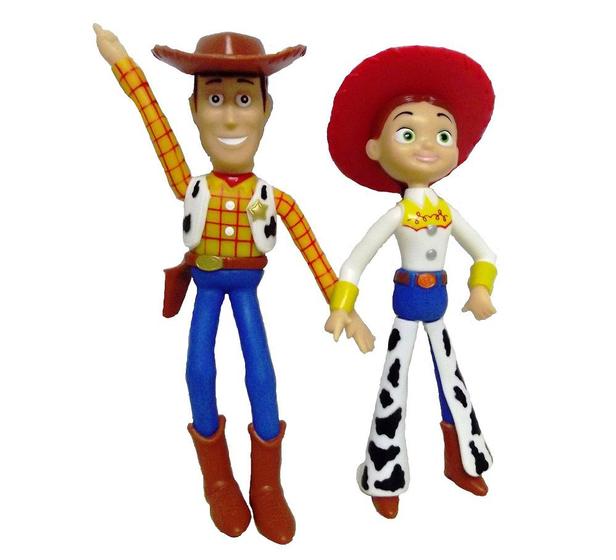 Kit Bonecos Articulados Brinquedo Toy Story Woody E Jessie - Lider ...