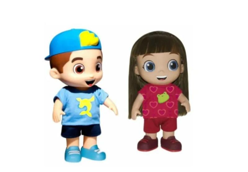 Kit bonecos Luccas Neto e Gi Neto Youtubers Menor preço em Kit bonecos Luccas Neto e Gi Neto Youtubers