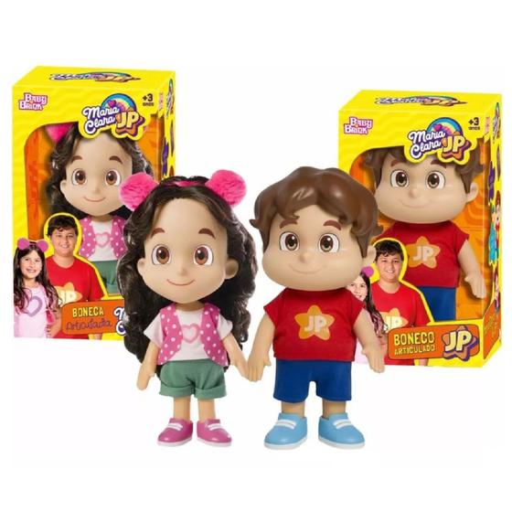 Kit bonecos maria clara e jp 28 cm - baby bink Menor preço em Kit bonecos maria clara e jp 28 cm - baby bink