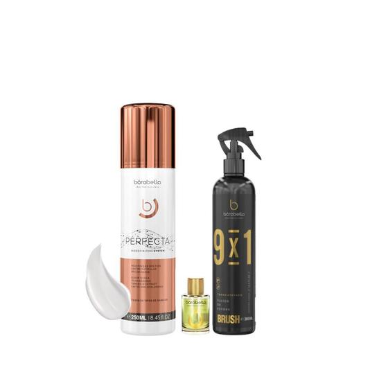 Imagem de Kit Borabella  Perfecta Progressiva Bio + 12 Oils + Fluido 3D