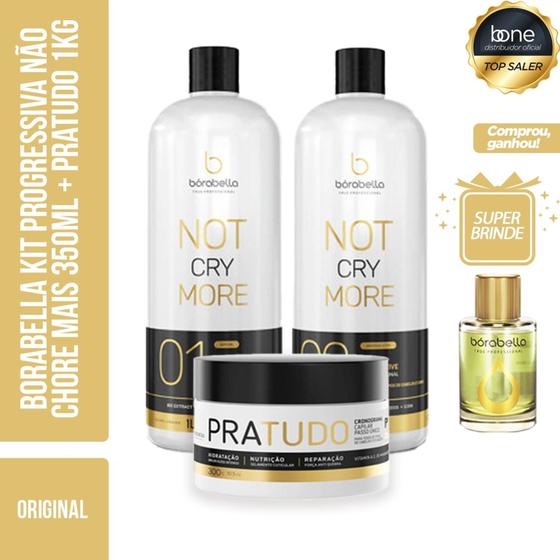 Kit Lissage Sans Formol Borabella à La Protéine De Soie - 2x500ml + Masque, Neuf Brésil