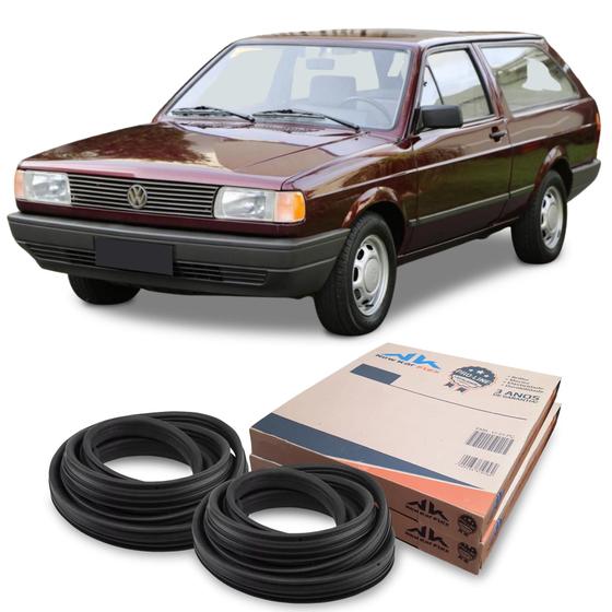 Imagem de Kit Borracha 2 Portas Guarnição VW Parati 1982 Até 1995