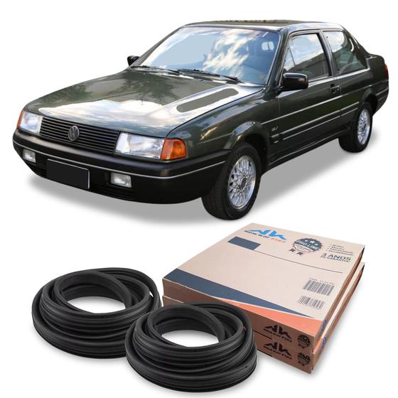 Imagem de Kit Borracha 2 Portas Guarnição VW Santana 1991 Em Diante