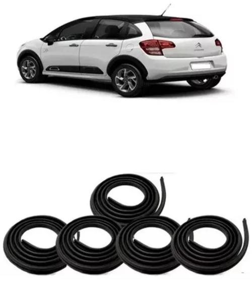 Imagem de Kit Borracha 4 E Porta Malas Citroen C3 2013 A 2017