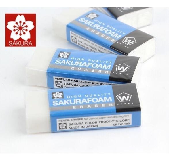 Imagem de Kit Borracha C/ 3 Unhigh Quality Foam Xrfw-100 Gd Sakura