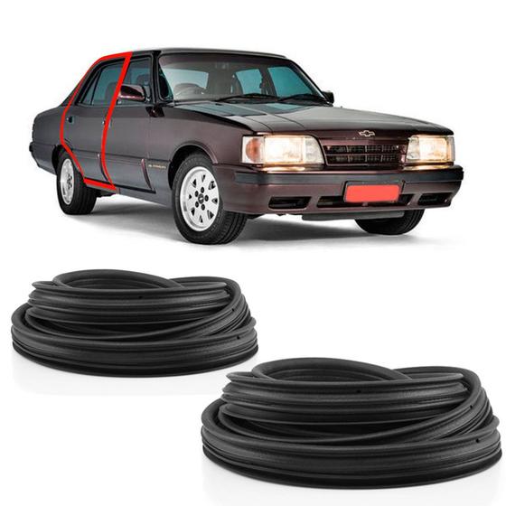 Kit Borracha da Porta Traseira Gm Opala 4 Portas Menor preço em Kit Borracha da Porta Traseira Gm Opala 4 Portas