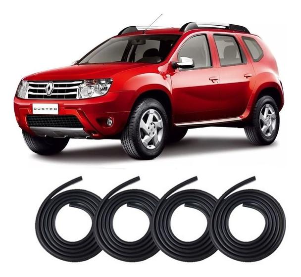 Kit borrachas portas duster dianteira e traseiras Menor preço em Kit borrachas portas duster dianteira e traseiras