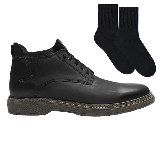 Imagem de Kit Bota Democrata Garage Lock Masculina + Par de Meia