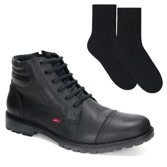 Imagem de Kit Bota Ferracini Cross Masculina + Par de Meia