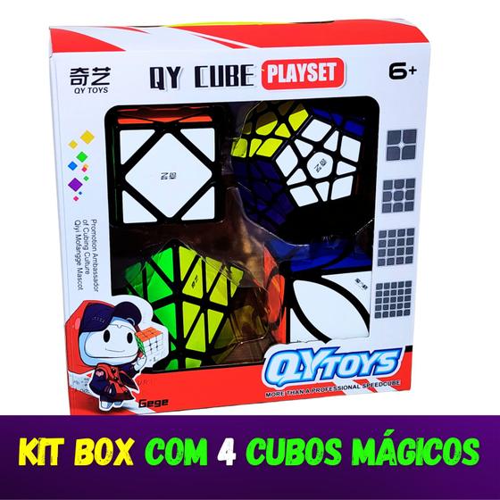 Imagem de Kit Box Cubo Magico Megaminx Piramide Skewb Ivy