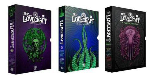 Imagem de Kit Box Howard Phillips Lovecraft: Os Melhores Contos Partes 1 e 2 & Box Howard Phillips Lovecraft: O Panteão dos Mitos
