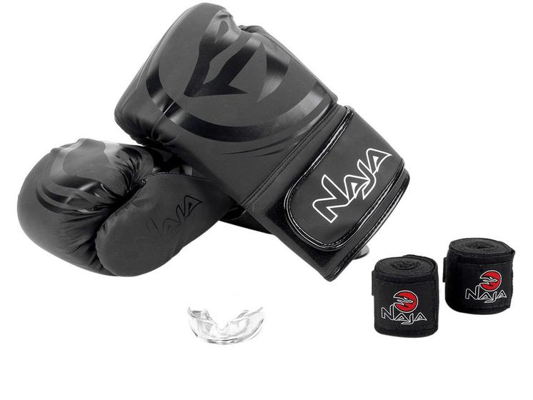 Kit Boxe/Muay Thai Naja Black Preto é boa?