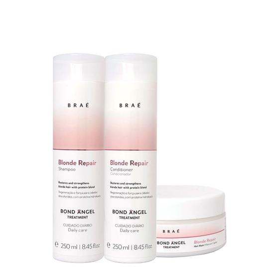 Imagem de Kit Braé Blond Repair Trio (3 produtos)