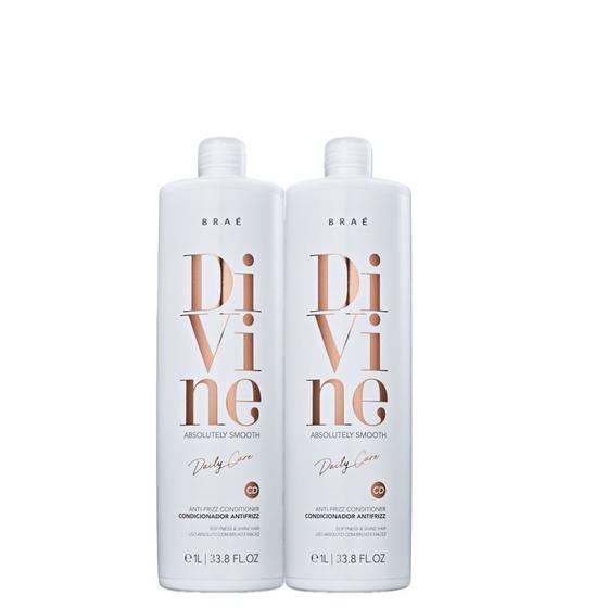 Imagem de Kit BRAE Divine Anti-frizz - Condicionador 1L (2 Unidades)