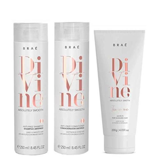 Imagem de Kit BRAÉ Divine Anti Frizz Trio Treatment (3 Produtos)