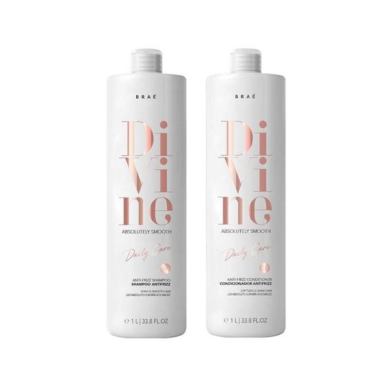 Imagem de Kit Braé Divine - Shampoo 1000 ml e Condicionador 1000 ml