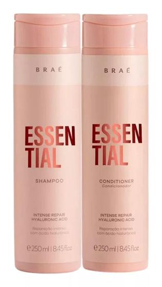 Imagem de Kit Braé Essential Dupla Diária - Shampoo 250ml + Condicionador 250ml