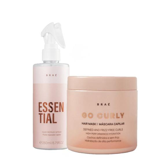 Imagem de Kit Brae Go Curly Duo Essential Mask (2 Produtos)