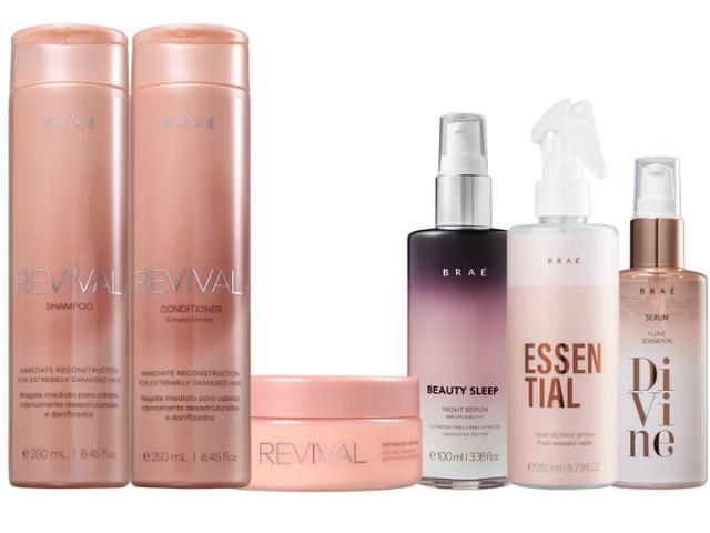 Imagem de Kit Braé Plume Revival Divine Beauty Sleep Essential Repair (6 Produtos)