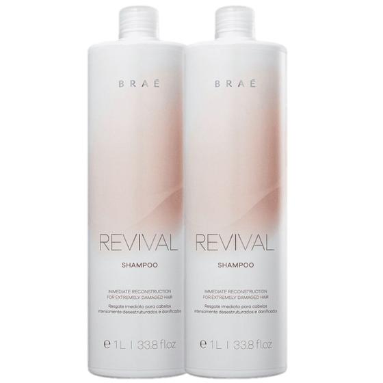 Kit BRAE Revival - Shampoo 1L (2 Unidades) Menor preço em Kit BRAE Revival - Shampoo 1L (2 Unidades)