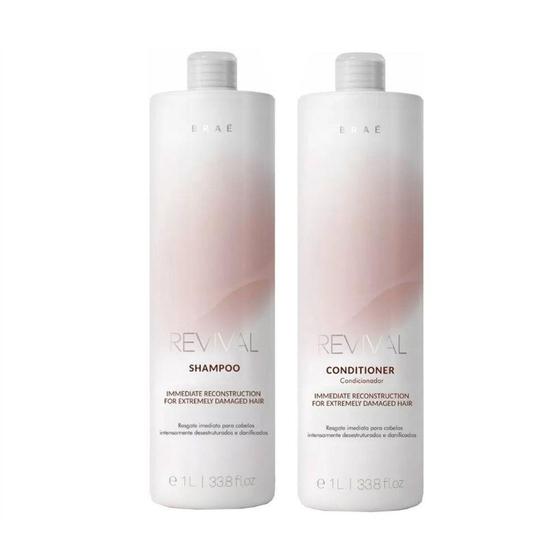 Kit Braé Revival Shampoo + Condicionador 1 L cada Menor preço em Kit Braé Revival Shampoo + Condicionador 1 L cada