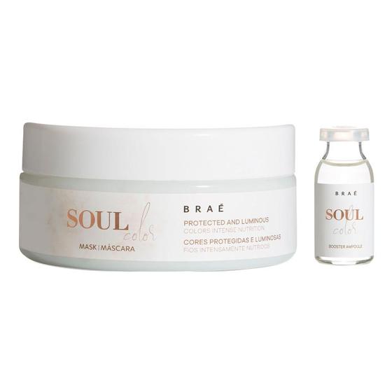 Imagem de Kit Braé Soul Color - Máscara De Hidratação 200g e Ampola De Hidratação 13ml
