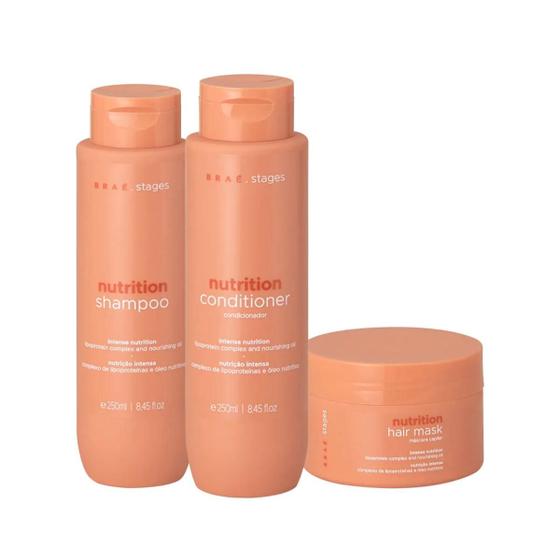 Imagem de Kit Braé Stages Nutrition Nutrição Intensa (3 Produtos)
