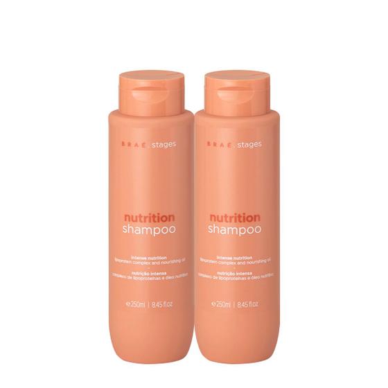Imagem de Kit Braé Stages Nutrition Shampoo Extra (2 unidades)