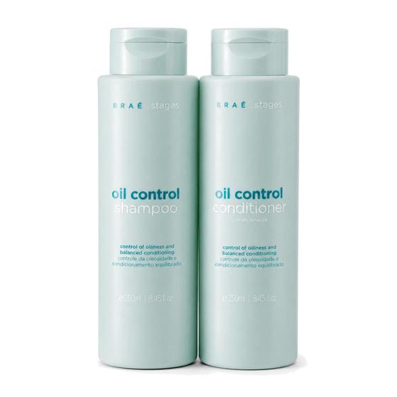 Kit Braé Stages Oil Control Shampoo + Condicionador 250ml