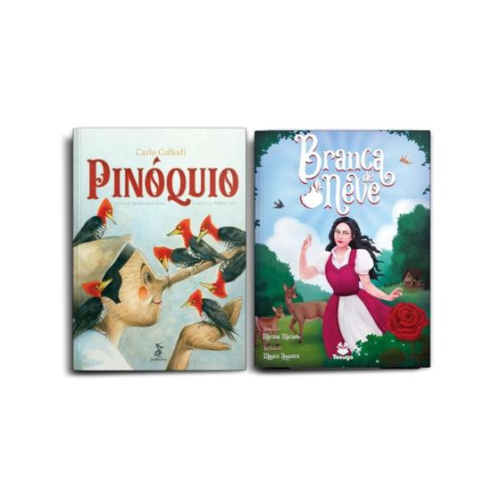 Imagem de KIT Branca de Neve e Pinóquio - Literatura Infantil (Texugo)