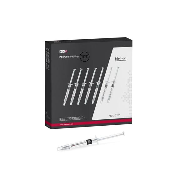 Imagem de Kit Branqueador Power Bleaching 10% 7 Unidades 3g BM4