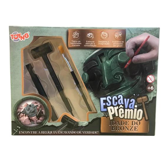 Kit Brinquedo Escavar Arqueologo Escava Prêmio Idade do Bronze 049103 ...