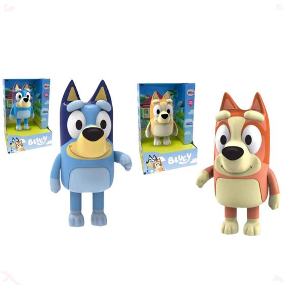 Imagem de Kit Brinquedos Infantil Boneco Bluey e Boneco Bingo Disney