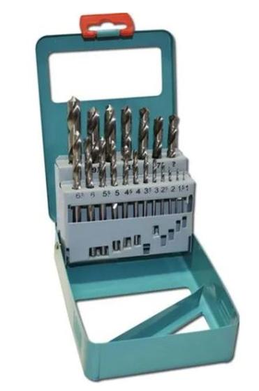 Imagem de Kit Broca BR Tools Aço Rápido H2502-4 com 25 peças
