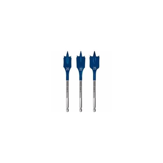 Imagem de Kit broca chata  20/22/25mm  self cut 3 pc  2608.900.331-000   bosch