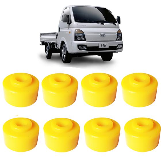Imagem de Kit bucha bieleta dianteira em poliuretano huyndai hr 2.5 2005 até 2012