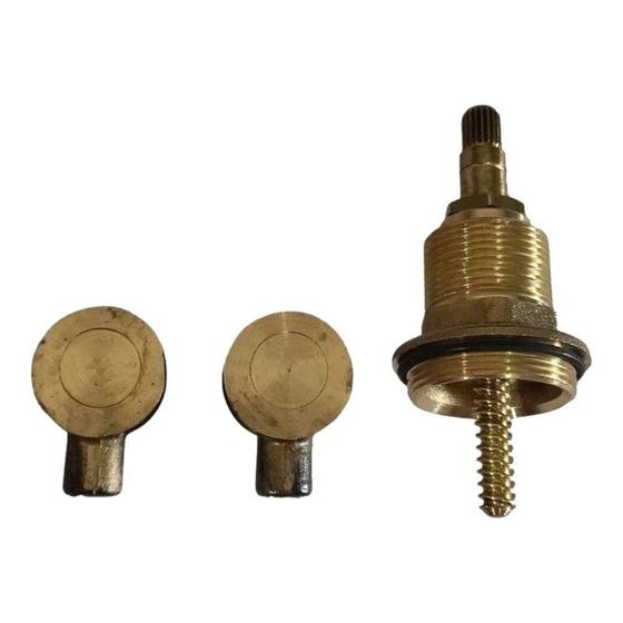 Imagem de Kit Bujão Registro de Gaveta Docolbase 3/4'' Com Dois Modelos de Gaveta 01277700 Docol