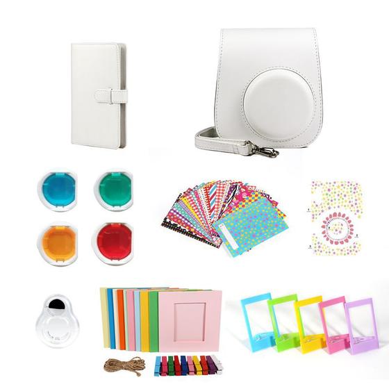 Imagem de Kit Bundle Para Instax Mini 11 Case + Album Moldura - Branco